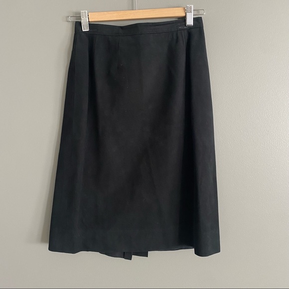 Suede Leather High Waist Pencil Skirt Womens Size 26 - Picture 2 of 6